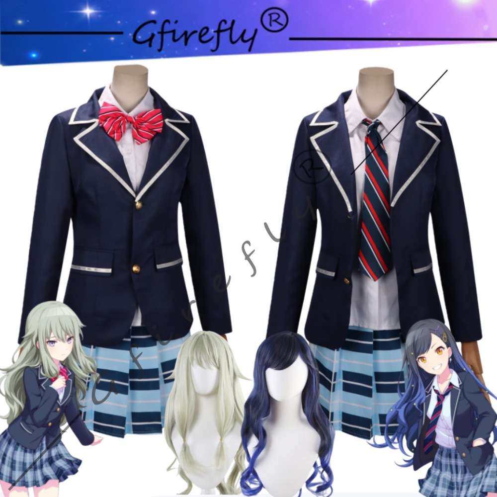 Cosplay Wig Colored - Проект Sekai Kusanagi Nene Kamiyama Школьная