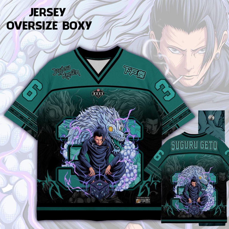 Anime Jujutsu Kaisen Merchandise - Футболка с принтом Чосо из аниме