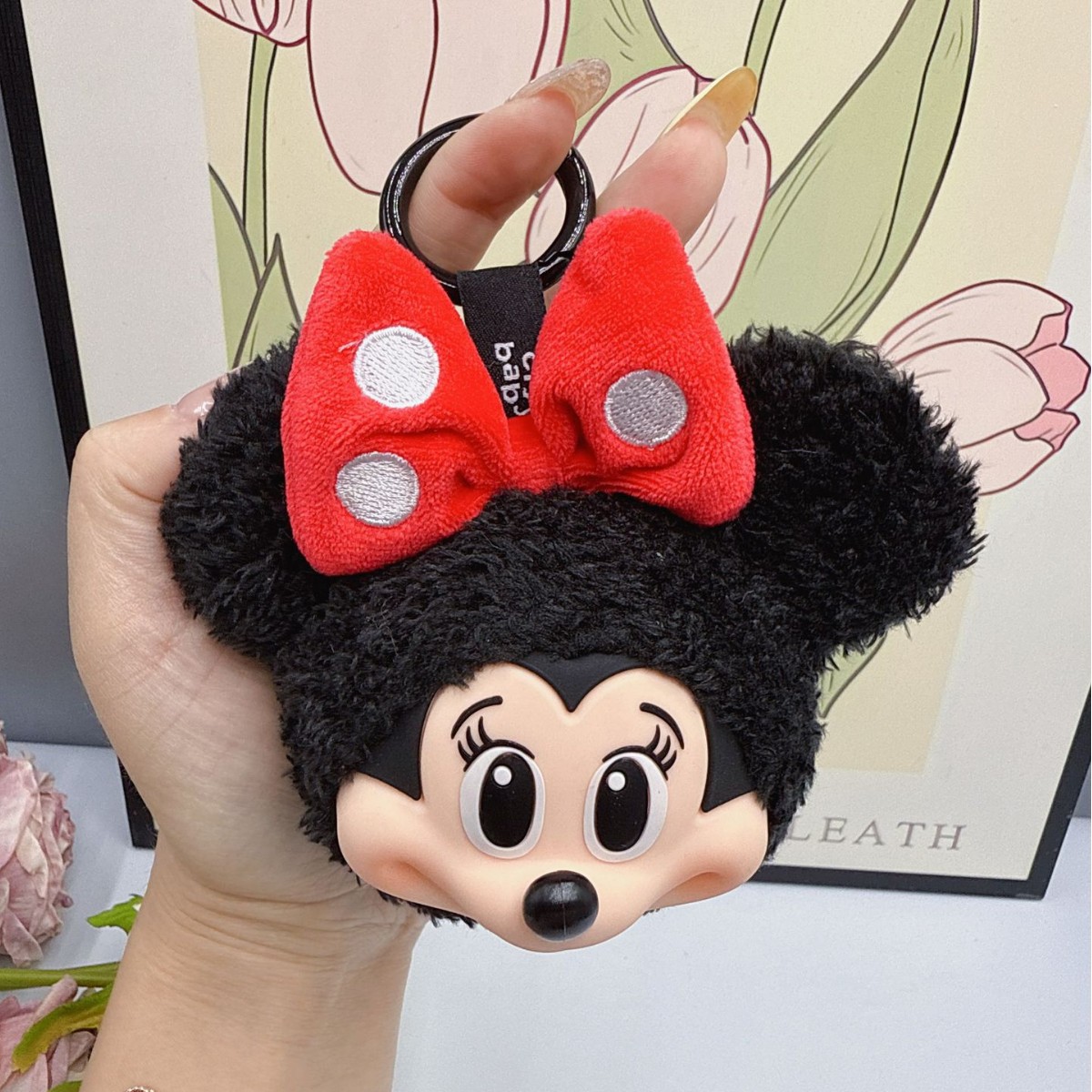Anime Merchandise Plush Toys - Микки и Минни, плюшевая кукла, брелок,